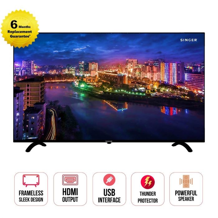 Singer HD LED TV (S32) Frameless