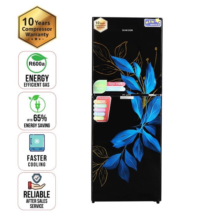 Refrigerator 178 Ltr Singer Black